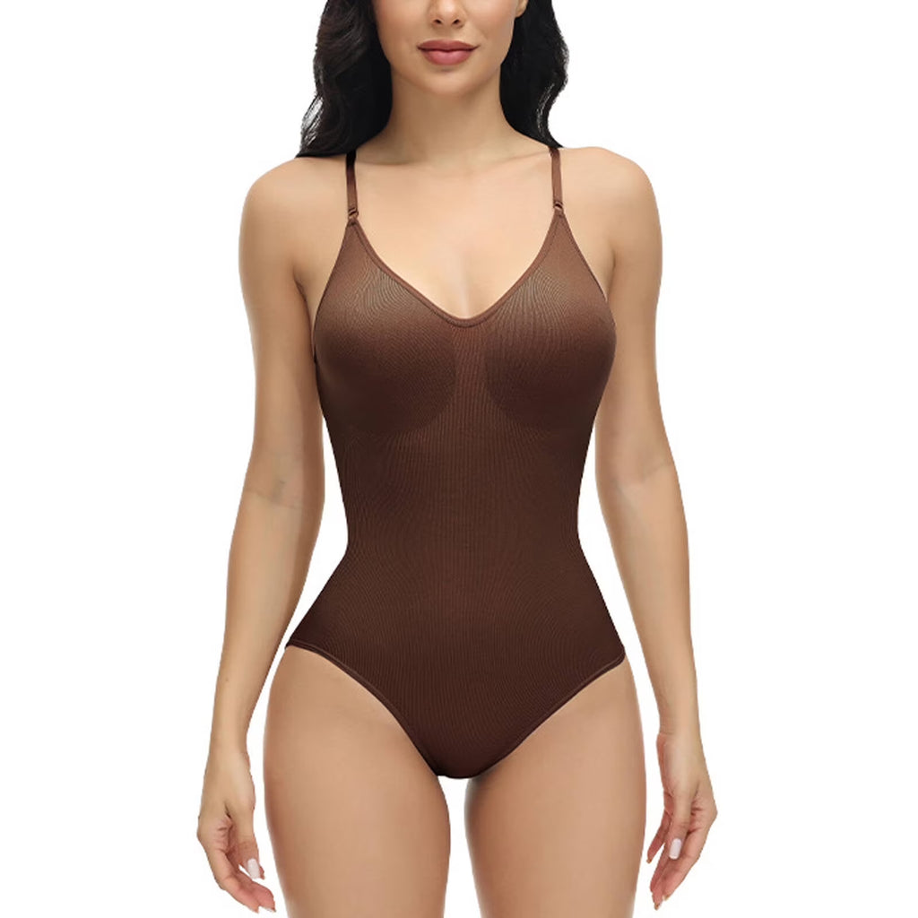Shapewear Bodysuit,Bodysuit for Women ,Tummy Control Bodysuit Seamless Sculpting Snatched Waist Body Suit Thong or Brief